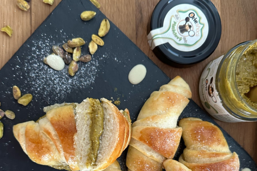 obrázok Maslové croissanty s Orieshock čoko pistáciovým maslom od @janickine_dobroty